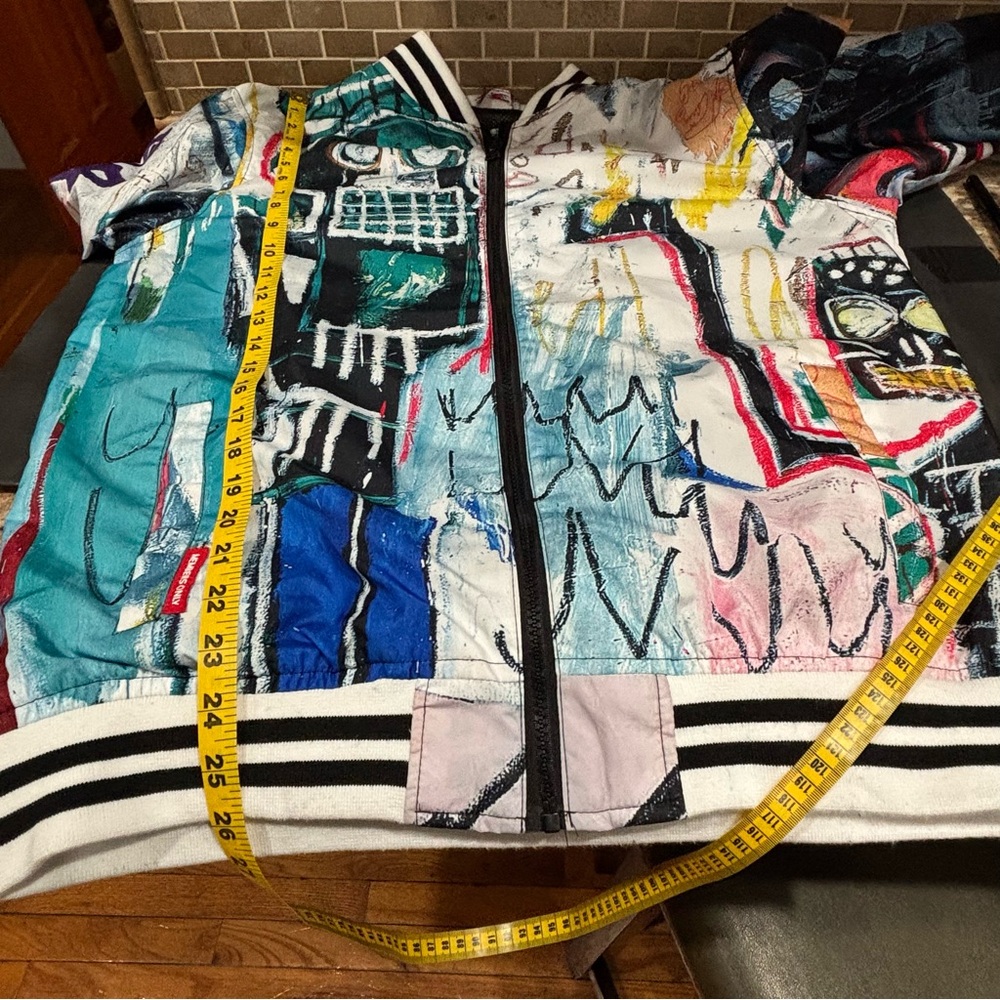 Jean-Michael Basquiat + Members Only graphic lightweight bomber jacket, size M - Picture 7 of 10